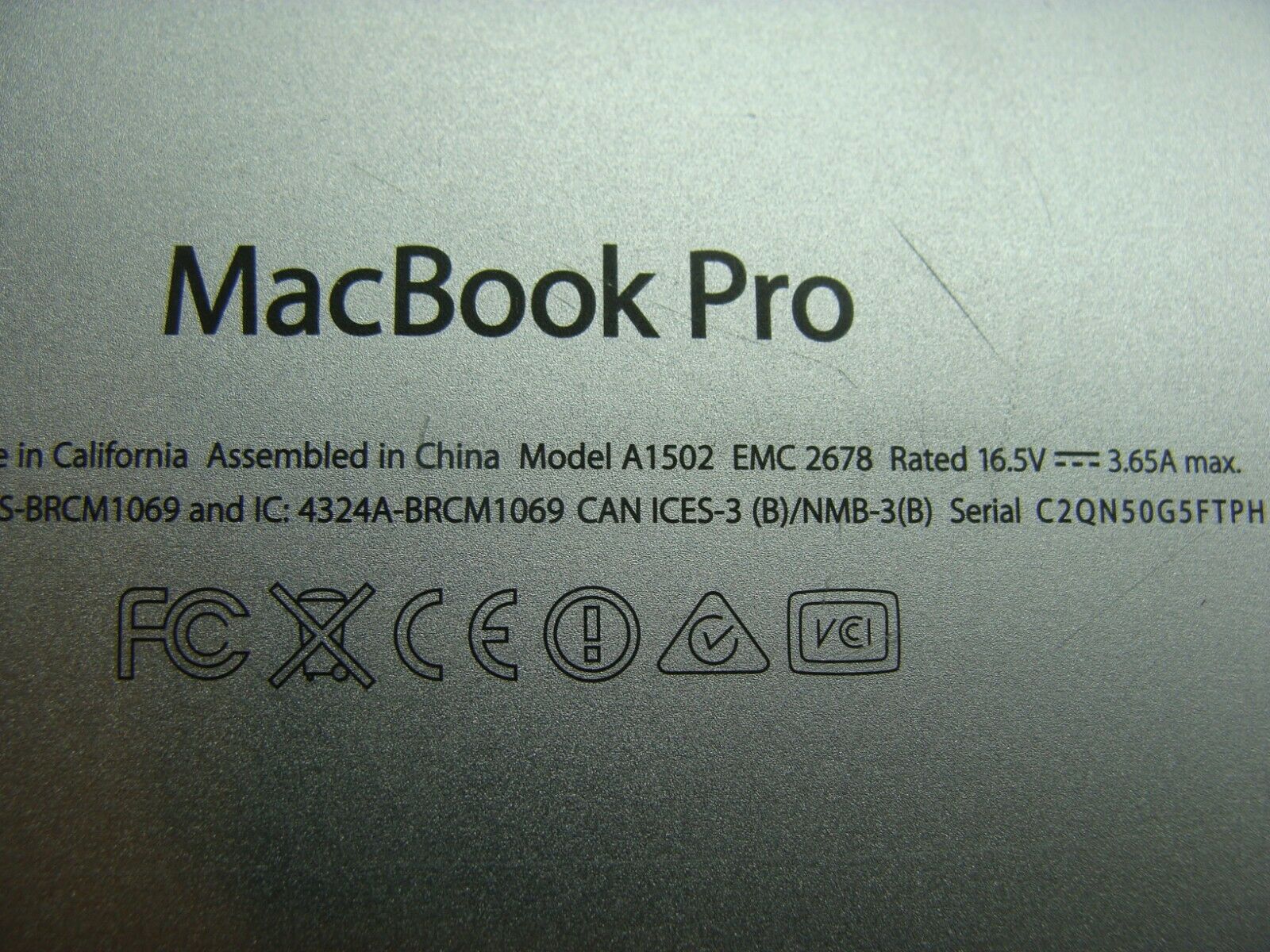 MacBook Pro A1502 13