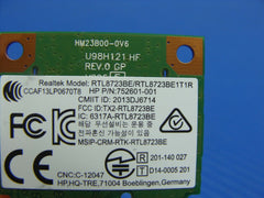 HP Stream 11.6" 11-d011wm Genuine Wireless WIFI Card RTL8723BE 752601-001 GLP* HP