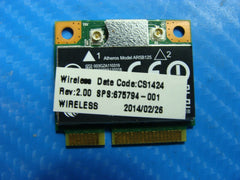 HP Envy 15z-j100 15.6" Genuine Wireless WiFi Card 675794-001 AR5B125 