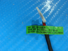 HP 15-bs178cl 15.6" Genuine Laptop DC In Power Jack w/Cable 799749-Y17