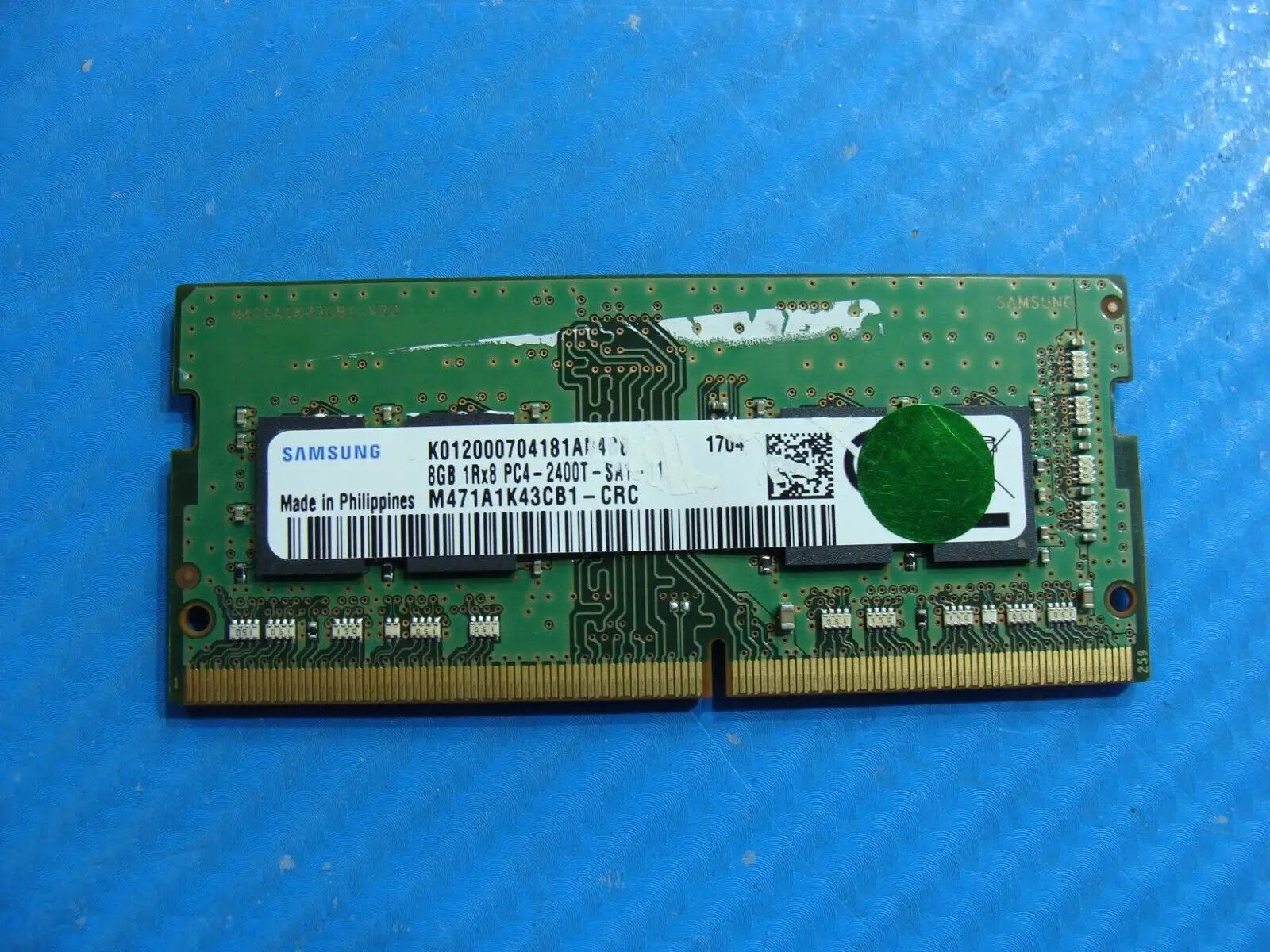 Dell 5420 Samsung 8GB 1Rx8 PC4-2400T Memory RAM SO-DIMM M471A1K43CB1-CRC