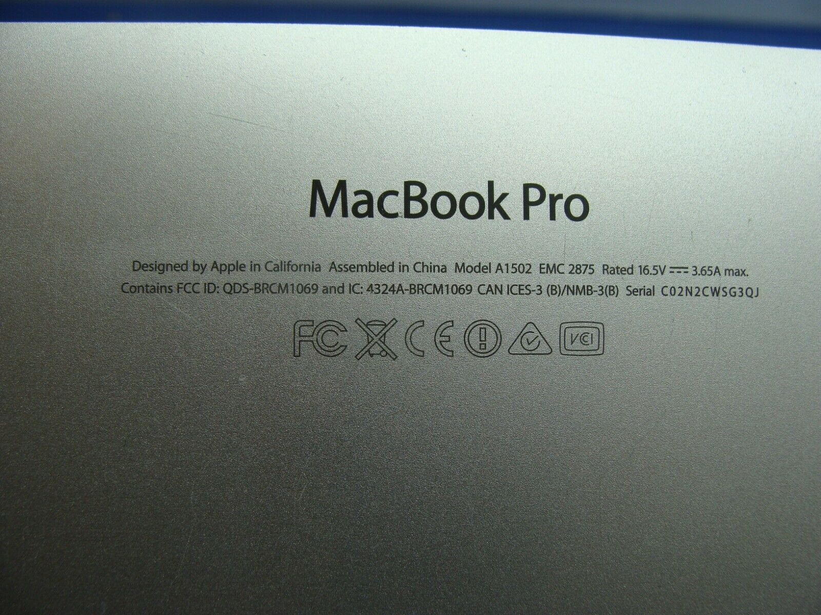 MacBook Pro A1502 13