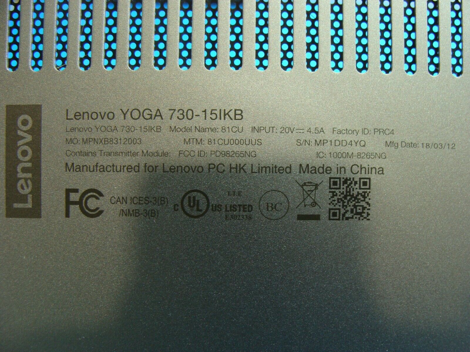 Lenovo Yoga 15.6