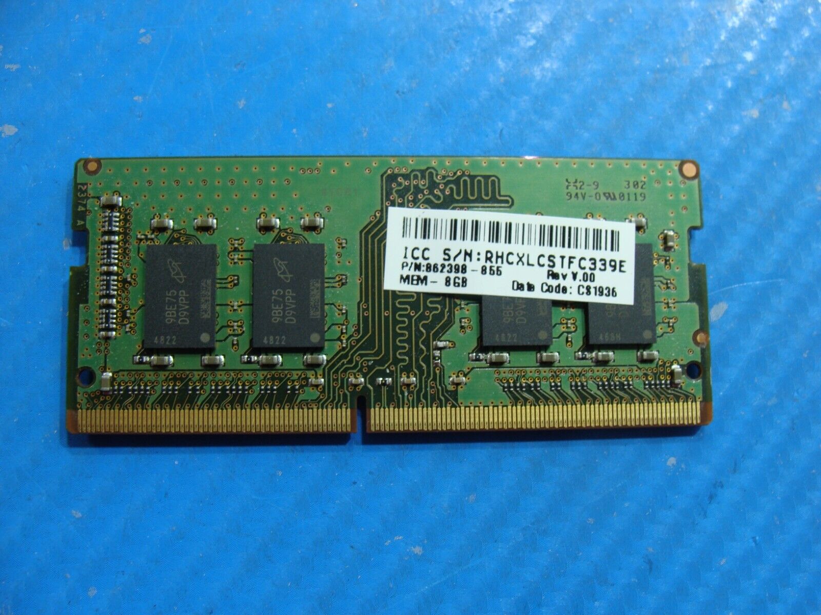 HP 17-by1033dx Micron 8GB 1Rx8 PC4-2666V Memory RAM SO-DIMM MTA8ATF1G64HZ-2G6E1