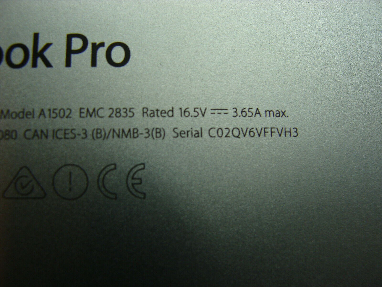 MacBook Pro A1502 13