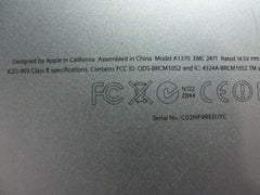 MacBook Air A1370 11" Mid 2011 MC968LL/A Genuine Laptop Bottom Case 923-0015 Apple