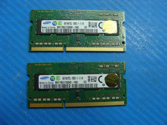 Dell 5437 Samsung 4Gb x2 1rx8 Memory Ram So-Dimm pc3l-12800s m471b5173qh0-yk0 