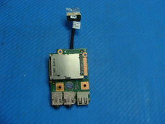 Lenovo IdeaPad Z570 15.6" Audio Jack Card Reader USB Board w/Cable 48.4PA04.011 