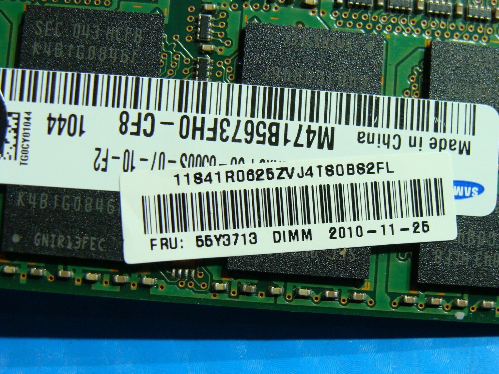 Lenovo Thinkpad 14 E40 Samsung SO-DIMM RAM Memory 2GB  M471B5673FH0-CF8 55Y3713 - Laptop Parts - Buy Authentic Computer Parts - Top Seller Ebay