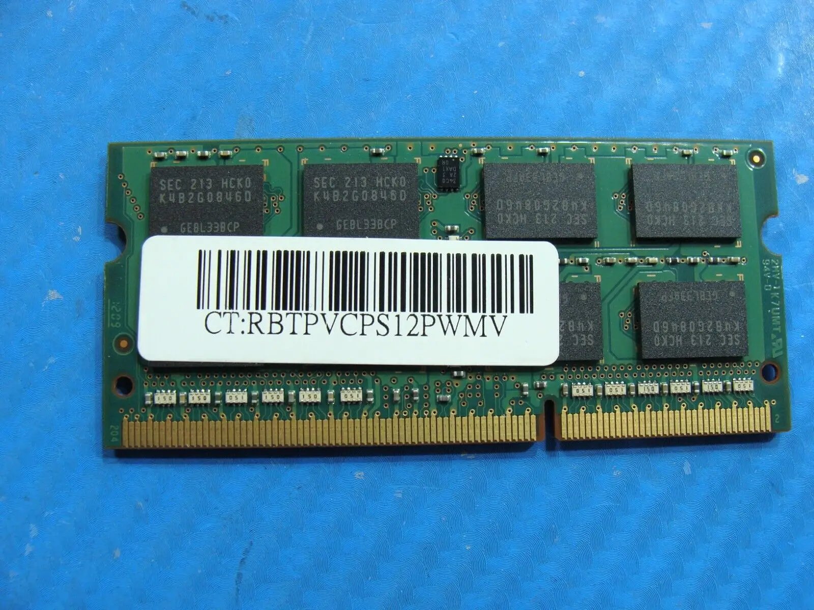 HP 8560w Samsung 4GB 2Rx8 PC3-12800S SO-DIMM Memory RAM M471B5273DH0-CK0