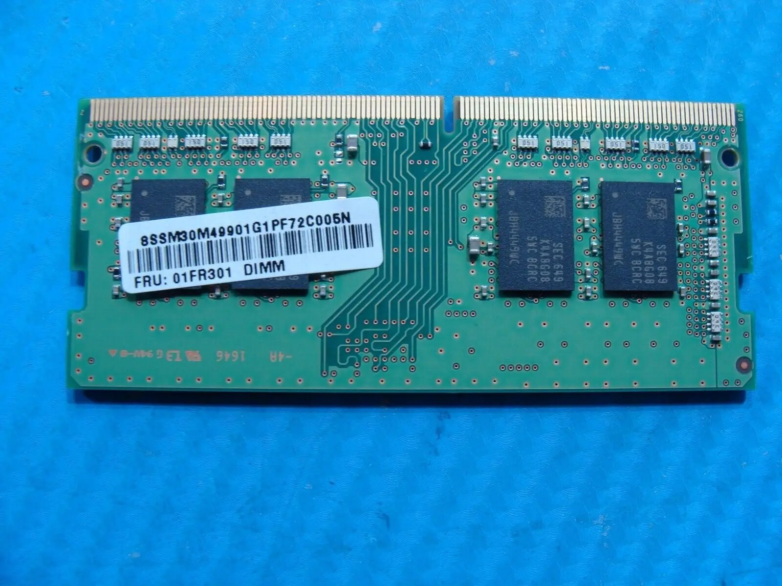 Lenovo E470 So-Dimm Samsung 8GB 1Rx8 Memory RAM PC4-2400T M471A1K43CB1-CRC