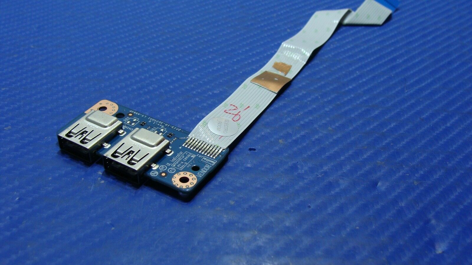 HP 15-g070nr 15.6'' Genuine Laptop Dual USB Port Board w/ Cable LS-A993P HP