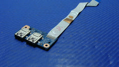 HP 15-g070nr 15.6'' Genuine Laptop Dual USB Port Board w/ Cable LS-A993P HP