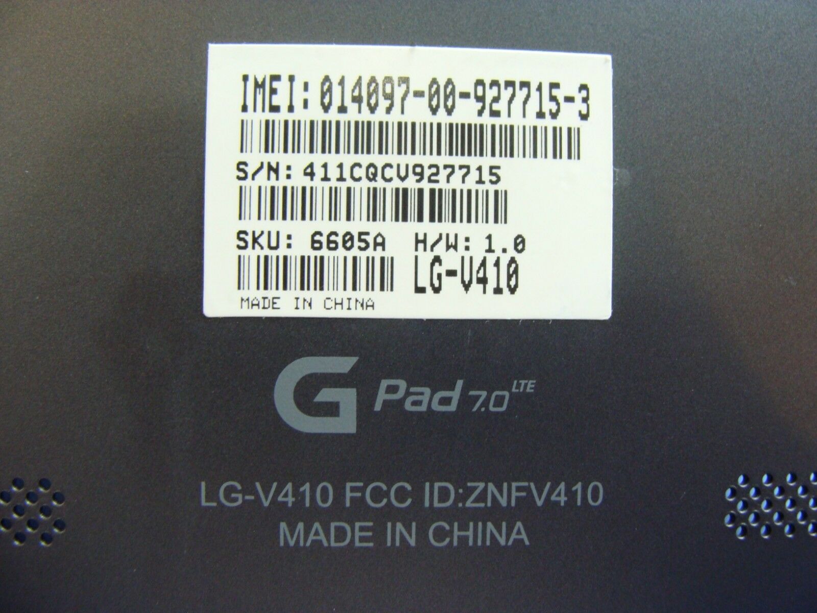 LG G Pad 7