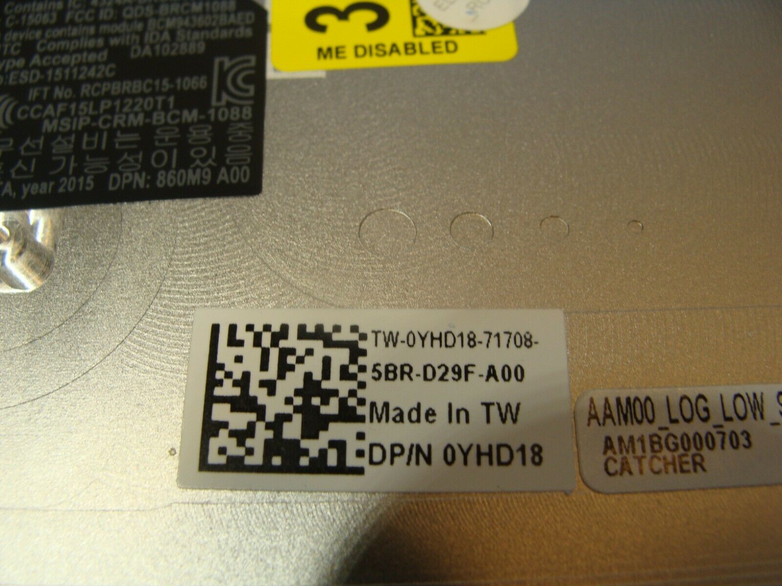 Dell XPS 15 9550 15.6