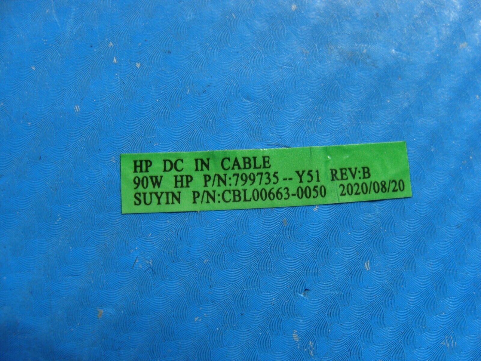 HP 17-by2075cl 17.3 DC IN Power Jack w/Cable 799735-Y51