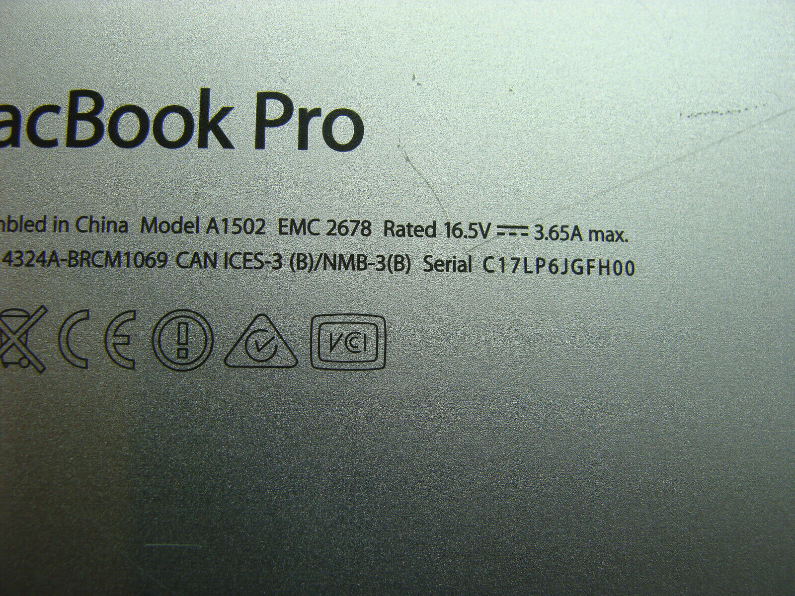 MacBook Pro A1502 13