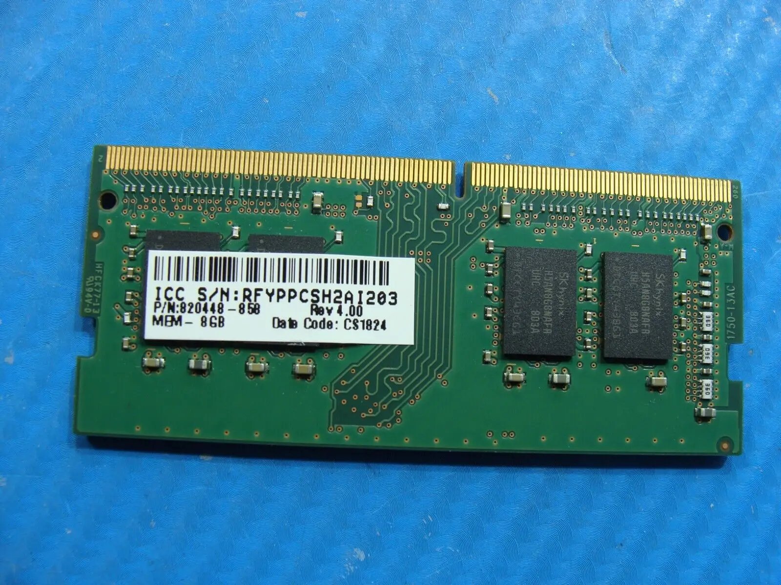 HP 15t-as100 So-Dimm SK Hynix 8GB 1Rx8 Memory RAM PC4-2400T HMA81GS6AFR8N-UH