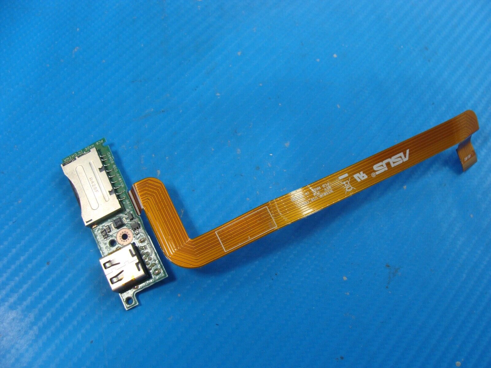 Asus 5.6” N550J Genuine Laptop USB Card Reader Board w/Cable 69N0QXC10B00