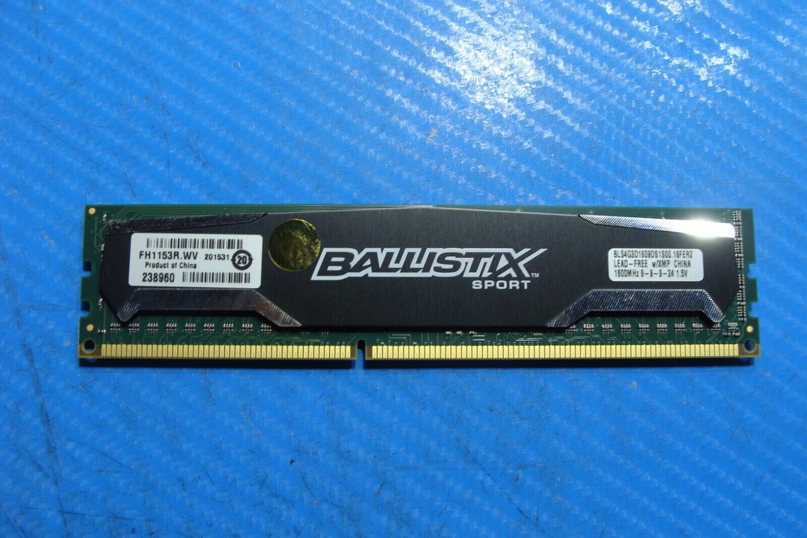 HP 800 G1 Crucial 4GB Memory RAM DIMM BLS4G3D1609DS1S00.16FER2