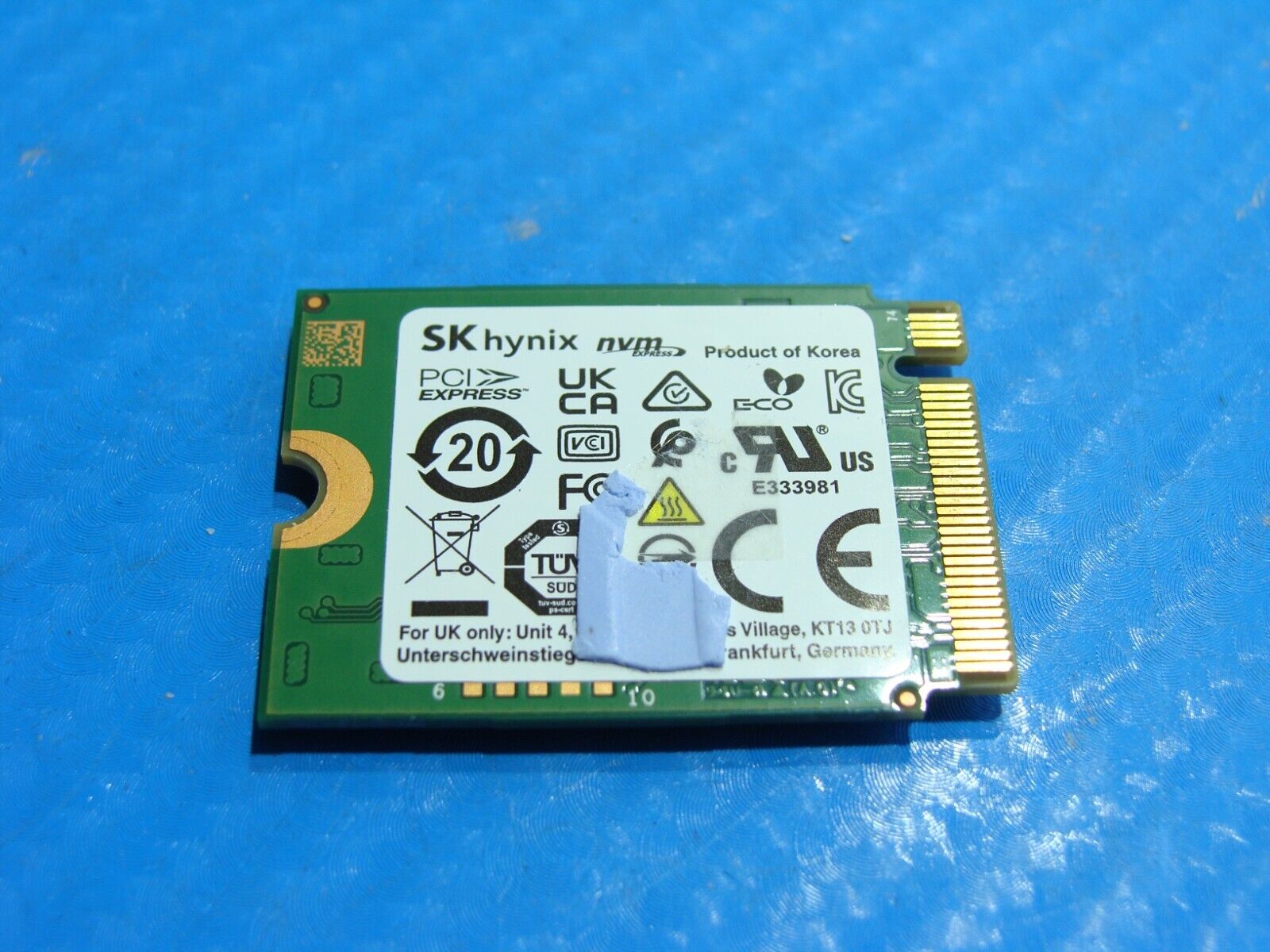 Dell Latitude 9420 SKhynix 1TB M.2 NVMe SSD HFM001TD3GX013N DNR01