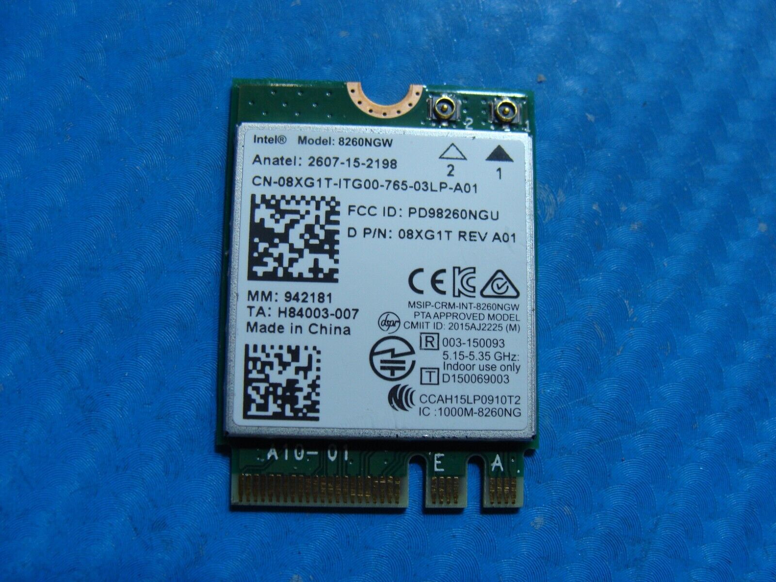 Dell Latitude 14” 5414 Genuine Laptop WiFi Wireless Card 8260NGW 8XG1T