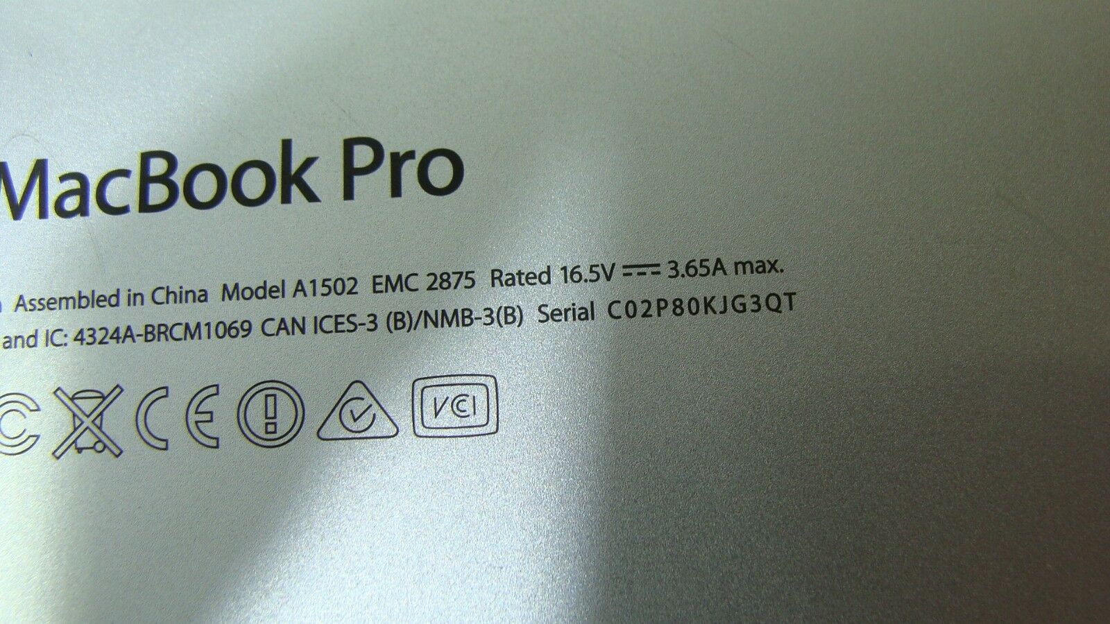 MacBook Pro A1502 13