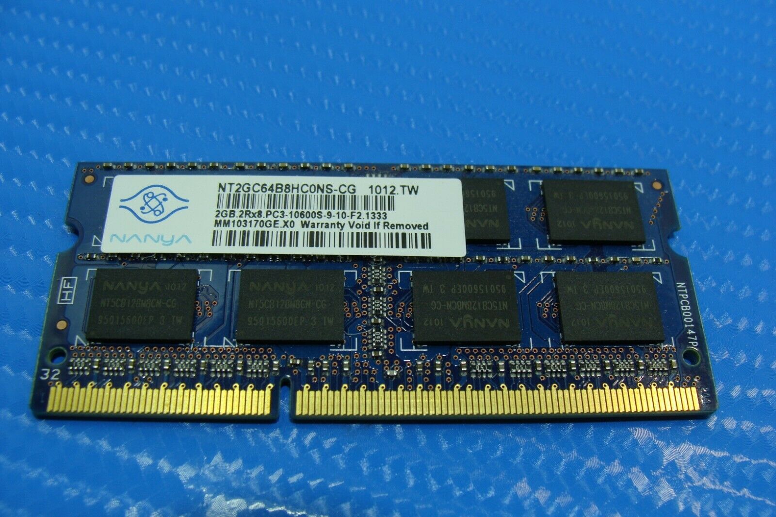 Acer 7741z-5731 Nanya 2GB 2Rx8 PC3-10600S SO-DIMM Memory RAM NT2GC64B8HC0NS-CG Tested Laptop Parts - Replacement Parts for Repairs