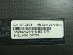 Acer Aspire One Cloudbook 14" AO1-431-C8G8 OEM Bottom Case B0985101S14100 #1GLP* Tested Laptop Parts - Replacement Parts for Repairs